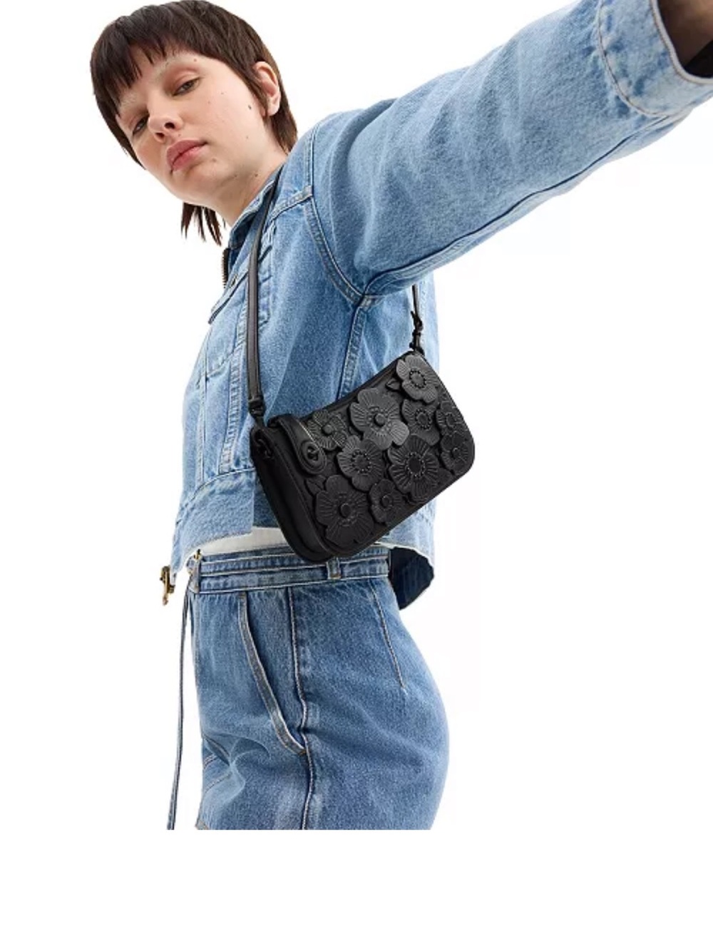 Coach Black Tea Rose “Penn” Bag